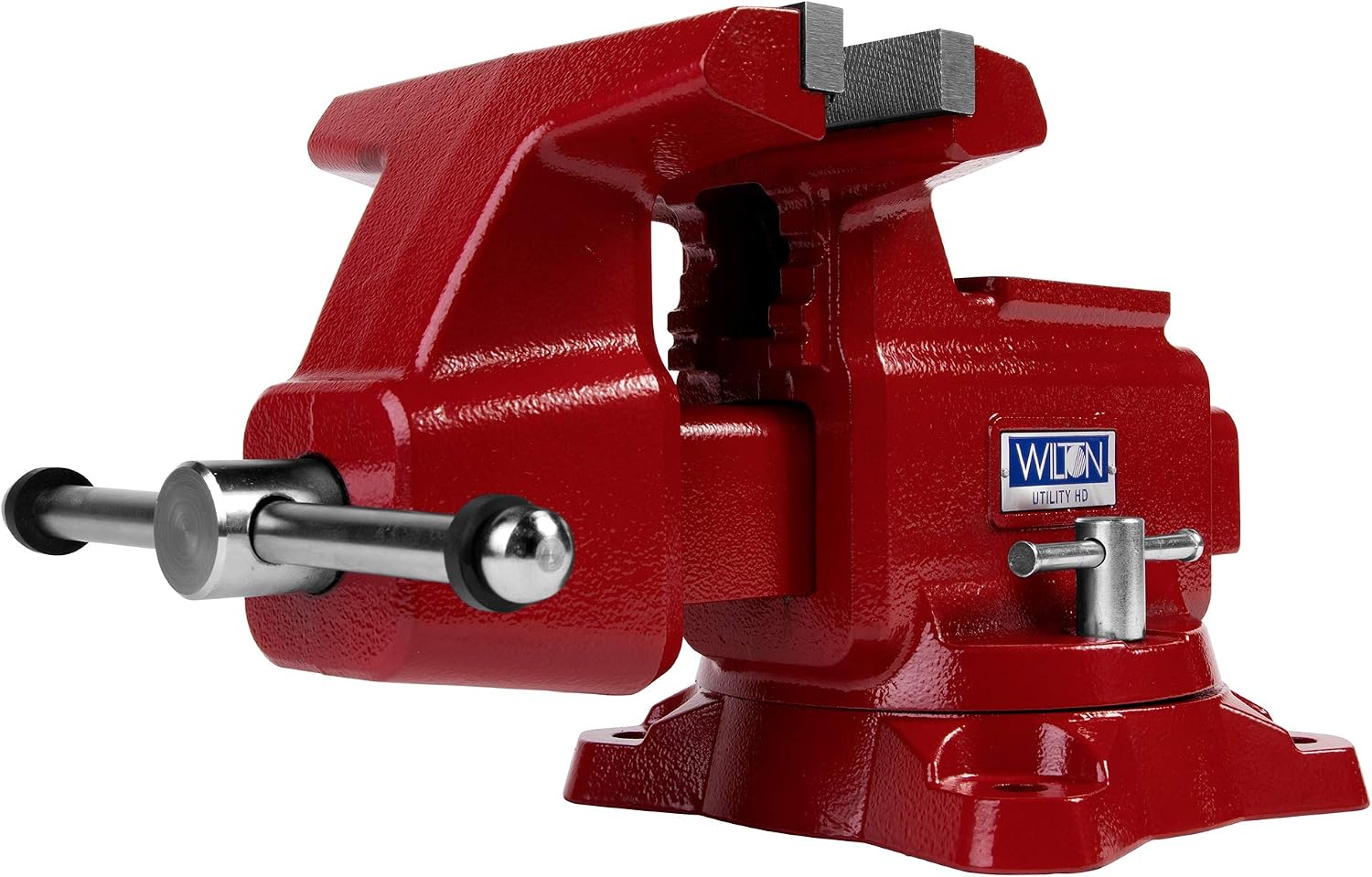 Wilton Utility HD Bench Vise, 8' Jaw Width, 8-1/2' Jaw Opening, 4-1/2' Throat (Model 648UHD)