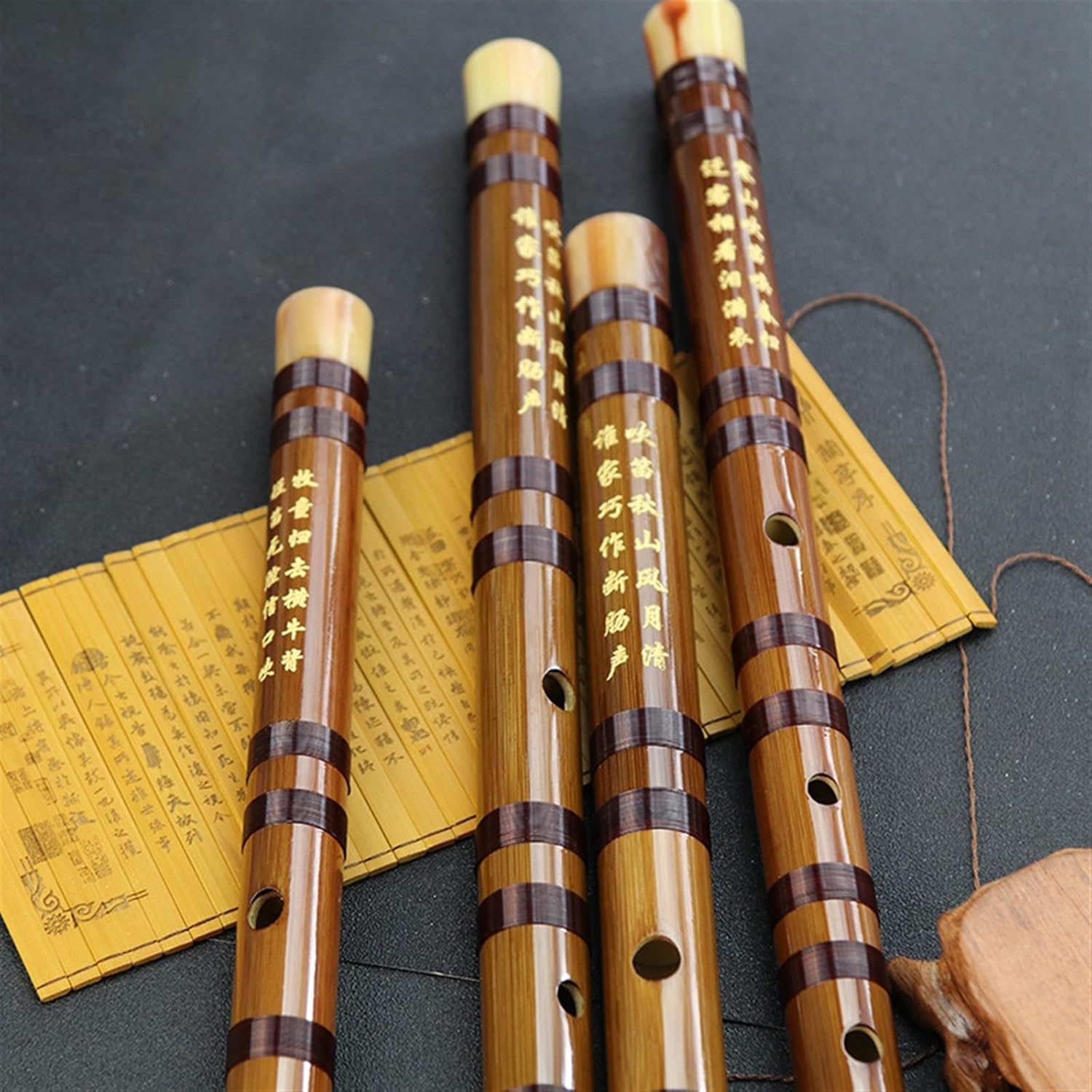 Bamboo Transverse Flute Sweet Flute Chinese Traditional Musical Instrument Adults Beginners Bamboo Flute (Color : D adjustment)