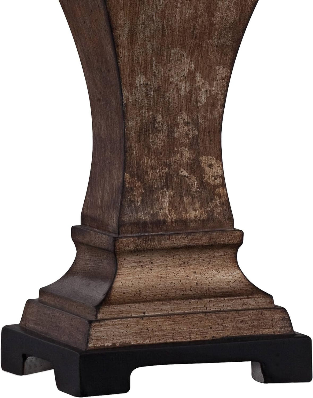 Regency Hill Edgar 29' Tall Urn Traditional Country Cottage Core Farmhouse Rustic End Table Lamps Set of 2 Brown Bronze Finish Living Room Bedroom Bedside Nightstand House Office Fabric Shade