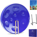 9-Note Steelpan (Steel drum) with Collapsible Stand - Educational Musical Instrument for Beginners and Hobbyists by Suttaya