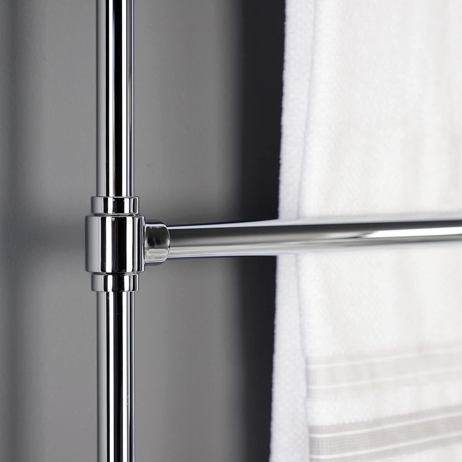 Kingston Brass DTM323031 Gallant 30-Inch x 32-Inch Wall Mount Towel Rack, Polished Chrome