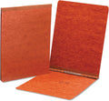 Smead PressGuard Report Cover, Metal Prong Top Fastener with Compressor, 2' Capacity, Letter Size, Red, 25 per Box (81724)