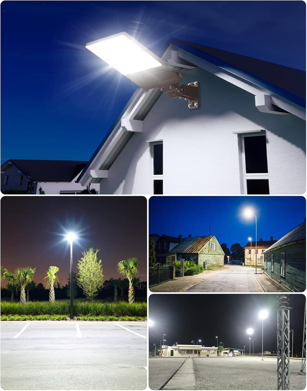 ADUB LED Parking Lot Light 350W 280W 210W, LED Shoebox Light 5700K 5000K 4500K,Arm&Slip Fit Mount,ETL Listed Outdoor Pole Light with Photocell, IP65 Commercial Street Area Flood Lighting
