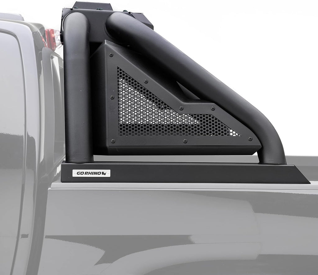 Go Rhino Sport Bar 2.0 w/Mounting for up to 6' Individual Lights & LED Light Bars up to 40' | Textured Black | 911010T | Fits 19-23 Chevrolet/GMC Silverado/GMC Sierra 1500 & Others (See Description)