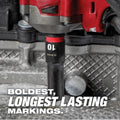 8PC 49-66-7018 for Milwaukee Impact Duty 3/4' 6 Point design Socket Set | Length 10.8 in Width 2.7 in Height 11 in