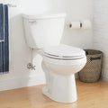 Signature Hardware 462387 Bradenton 1.28 GPF Two Piece Round Toilet with 14' Rough-In - White