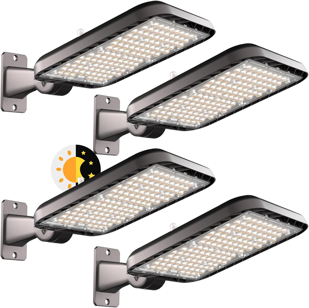 240W(240x1W LED) Parking Lot LED Lights 60000Lm(250Lm/W) LED Pole Lights Outdoor 5000K IP65 Dusk to Dawn Outdoor Parking Lot Litghts Commercial Pole Mount for Parking Lot,Yard,Driveway,Stadium-4Pack
