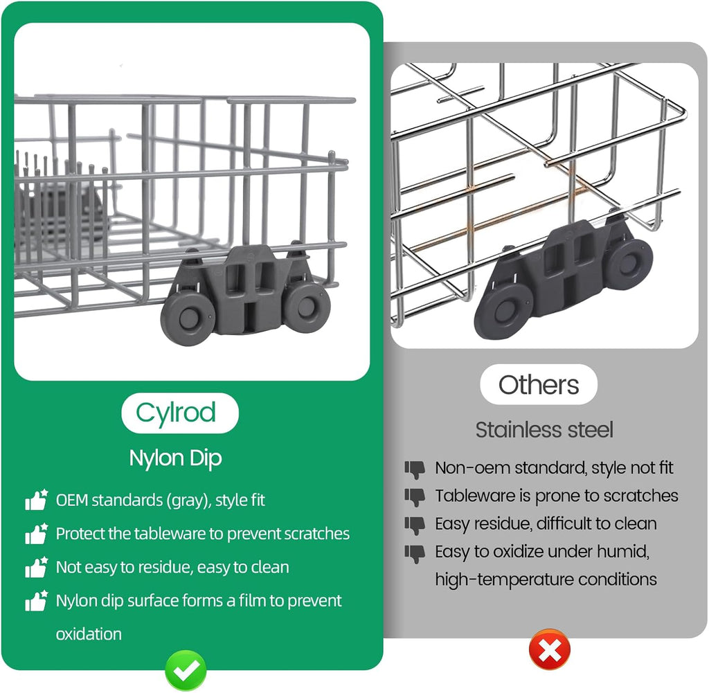 W10728159 Dishwasher Lower Rack with Wheels, Fit for Kitchenaid Dishwasher Rack, W10525646 W10780925 Dishwasher Rack Lower Intended for Maytag Dishwasher Parts Deep 22in Wide 20.8in