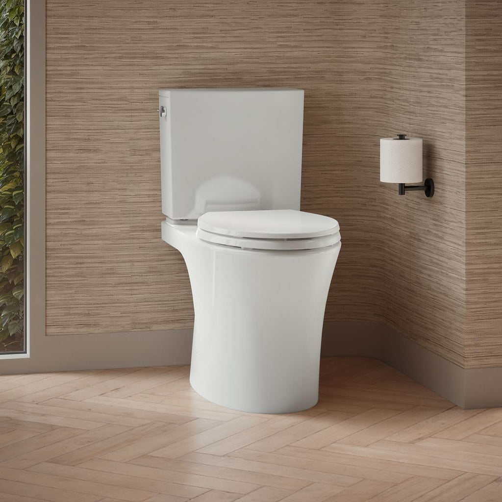 Veil Two-Piece Elongated Toilet With Skirted Trapway 1.28 GPF