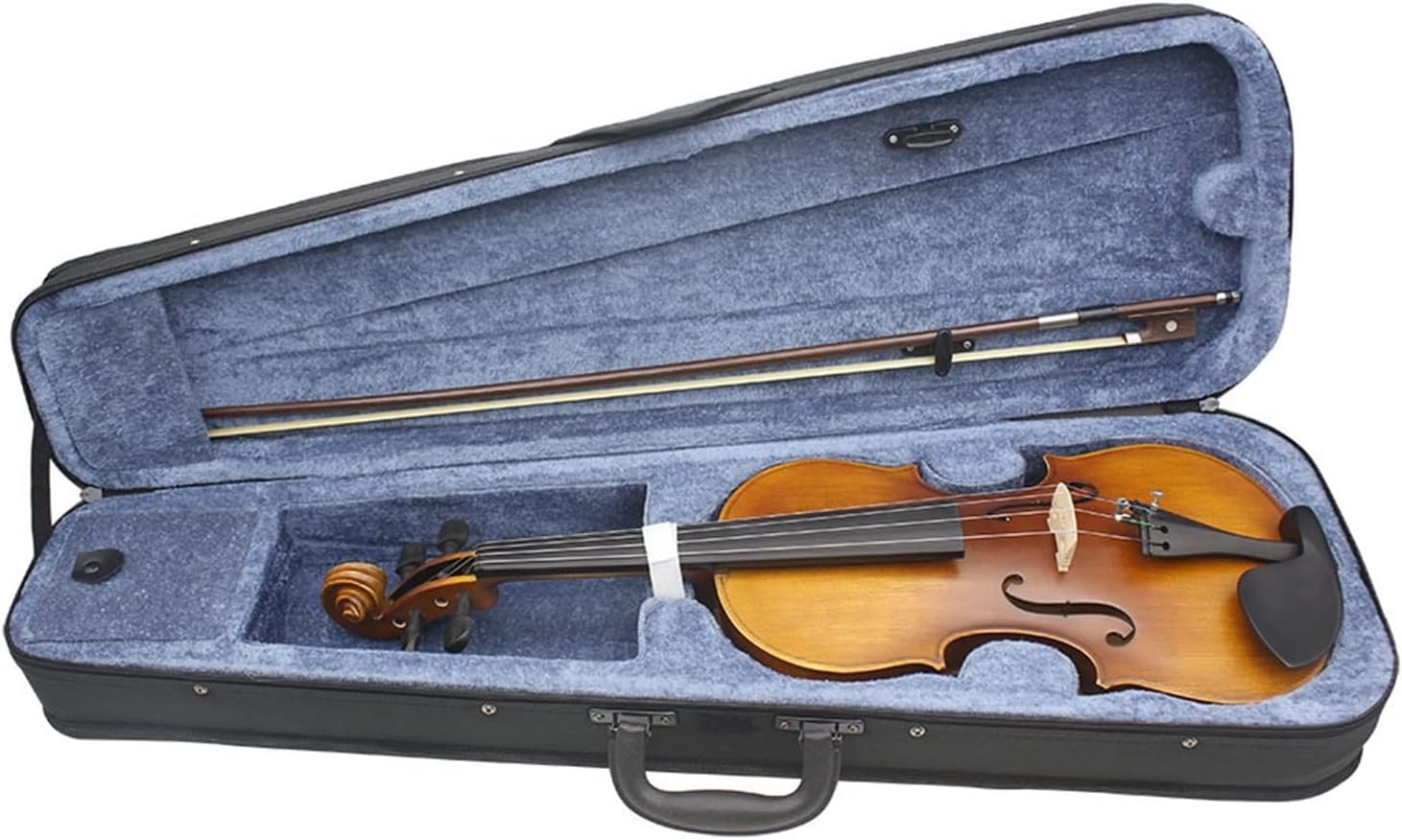 TSTS Handmade 4/4 Violin Exquisite Matte Old-Fashioned Spruce Panel Fiddle Musical Instrument Adults Violins