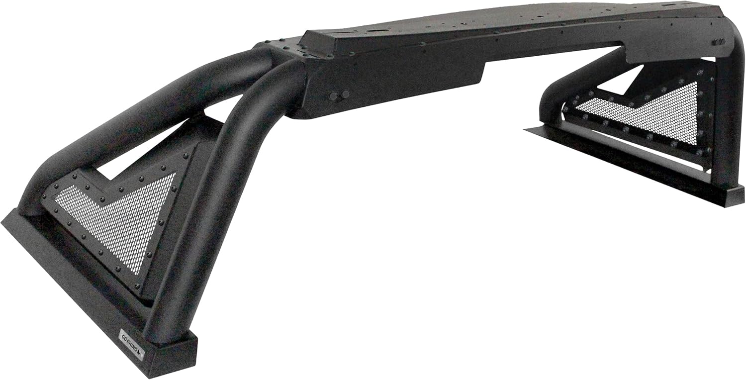 Go Rhino Sport Bar 2.0 w/Mounting for up to 6' Individual Lights & LED Light Bars up to 40' | Mild Steel, Textured Black | 915000T | Fits 2016-2023 Toyota Tacoma & Others (See Description)