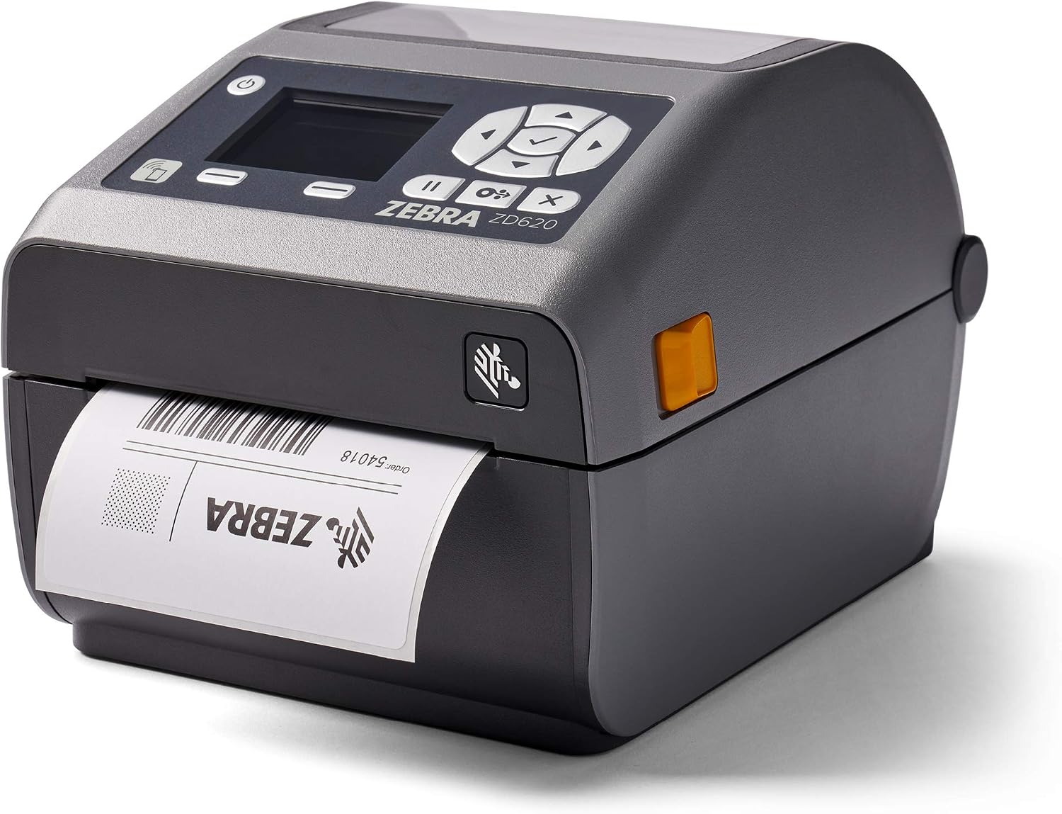 ZEBRA ZD620d Direct Thermal Desktop Printer with LCD Screen 203 dpi Print Width 4 in WiFi Bluetooth USB Serial Ethernet ZD62142-D01L01EZ