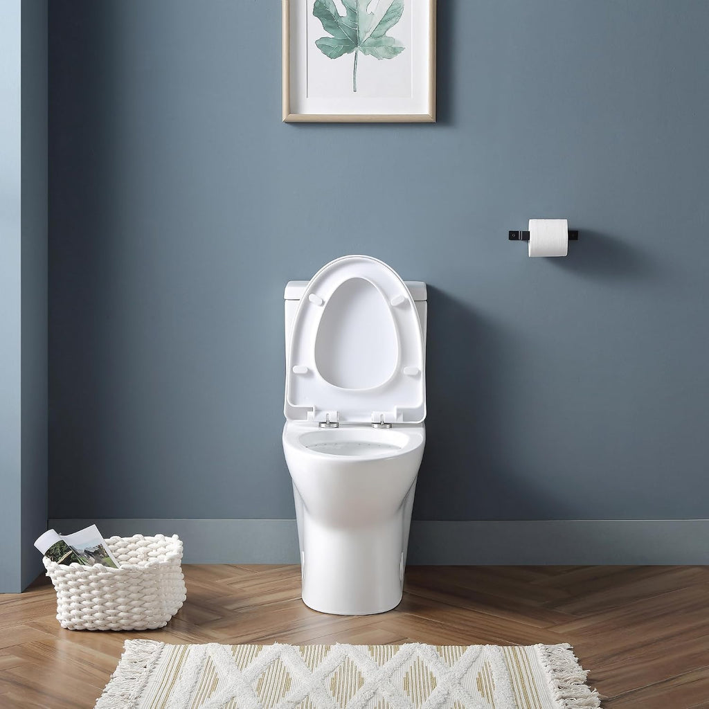 OVE Decors Beverly Two-Pieces Elongated Toilet White 2-Piece Toilet White