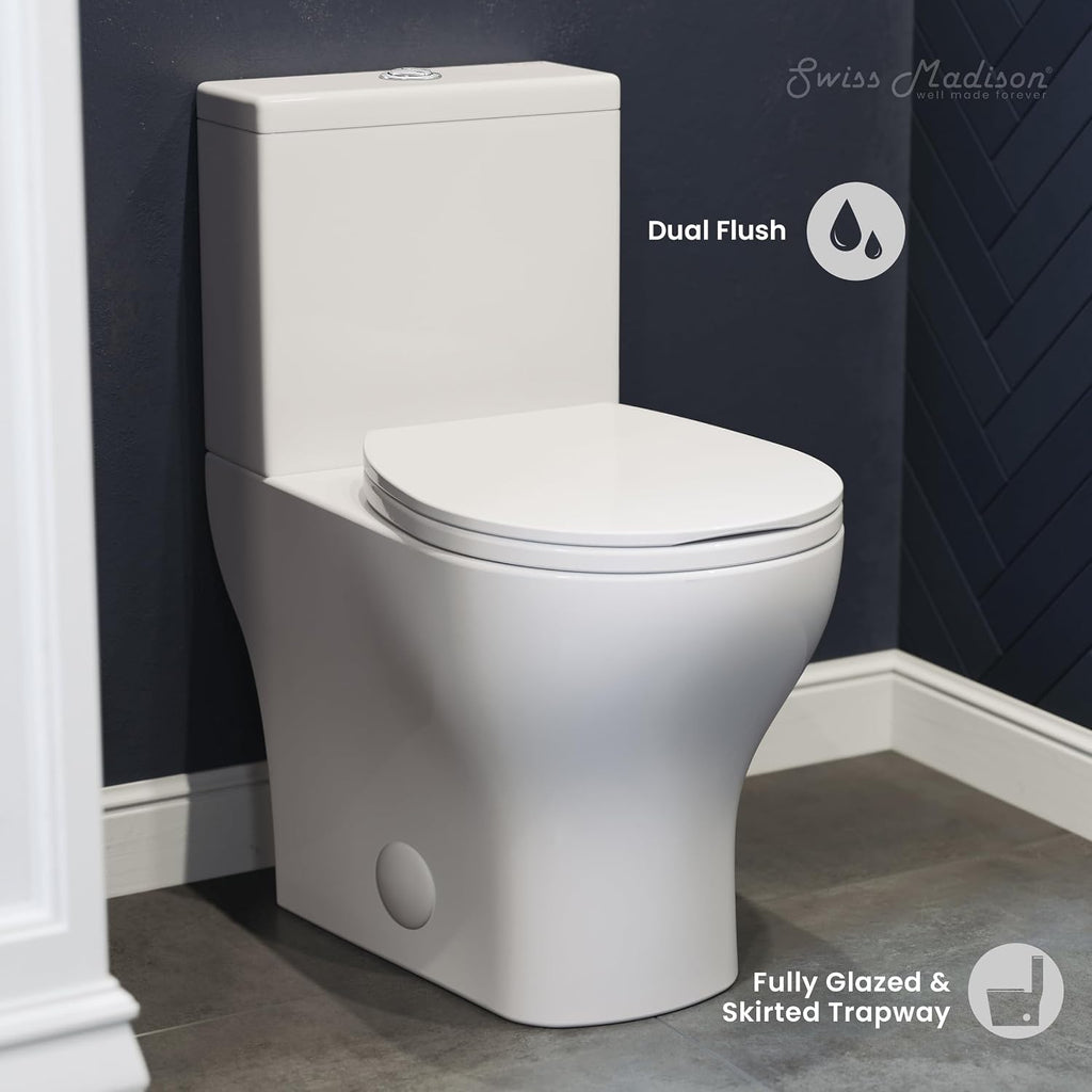 Swiss Madison SM-2T257 Sublime II Compact Two Piece Toilet