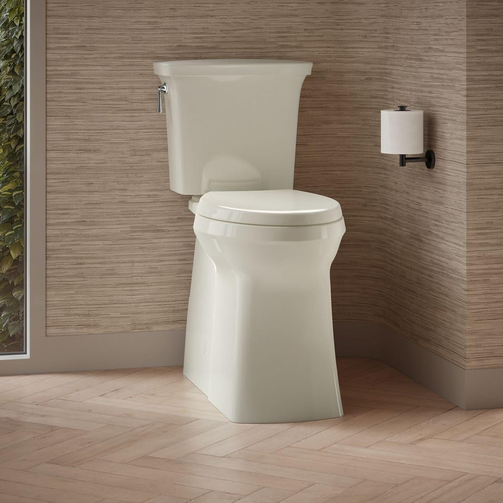KOHLER Corbelle Tall Continuousclean Two-Piece Elongated Toilet With Skirted Trapway 1.28 Gpf