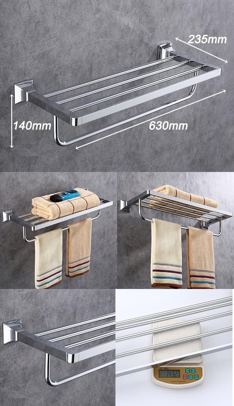 Bath Towel Bars Chrome Towel Rack, Copper Towel Rack, Bathroom Rack, Bathroom Hardware Pendant Towel Holder