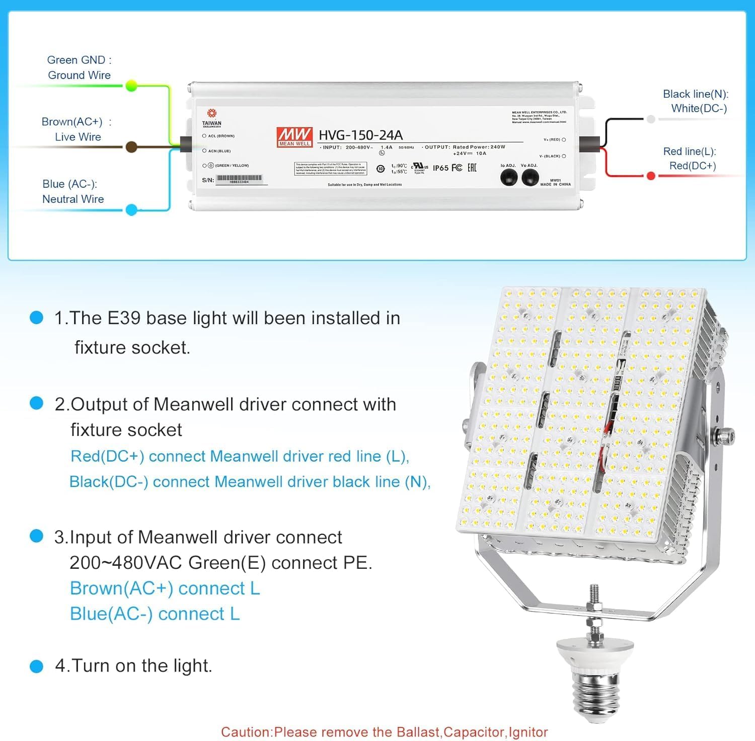 BBESTLED 12Pack 240W LED Shoebox Retrofit Kit AC277-480V LED Parking Lot Light Fixture Retrofit 5000K Replace 1000W Metal Halide, ETL Listed E39 Base Outdoor Lights Street Area Lighting Fixture