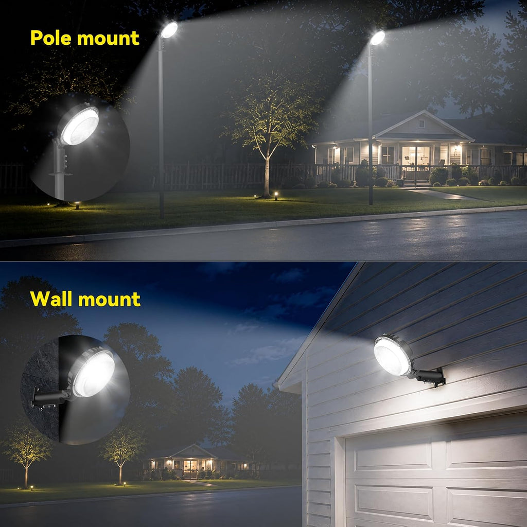 AIKVSXER 150W LED Barn Light,22500LM Yard Area Lights Dusk to Dawn Outdoor Lighting with Photocell 6500K Adjustable Angle Daylight IP66 Waterproof Street Lights for Security Farmhouse Garage-6 Pack