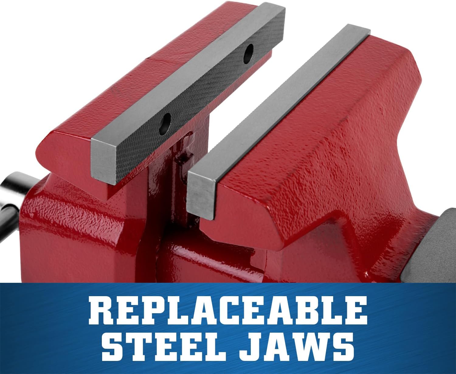 Wilton Utility HD Bench Vise, 8' Jaw Width, 8-1/2' Jaw Opening, 4-1/2' Throat (Model 648UHD)