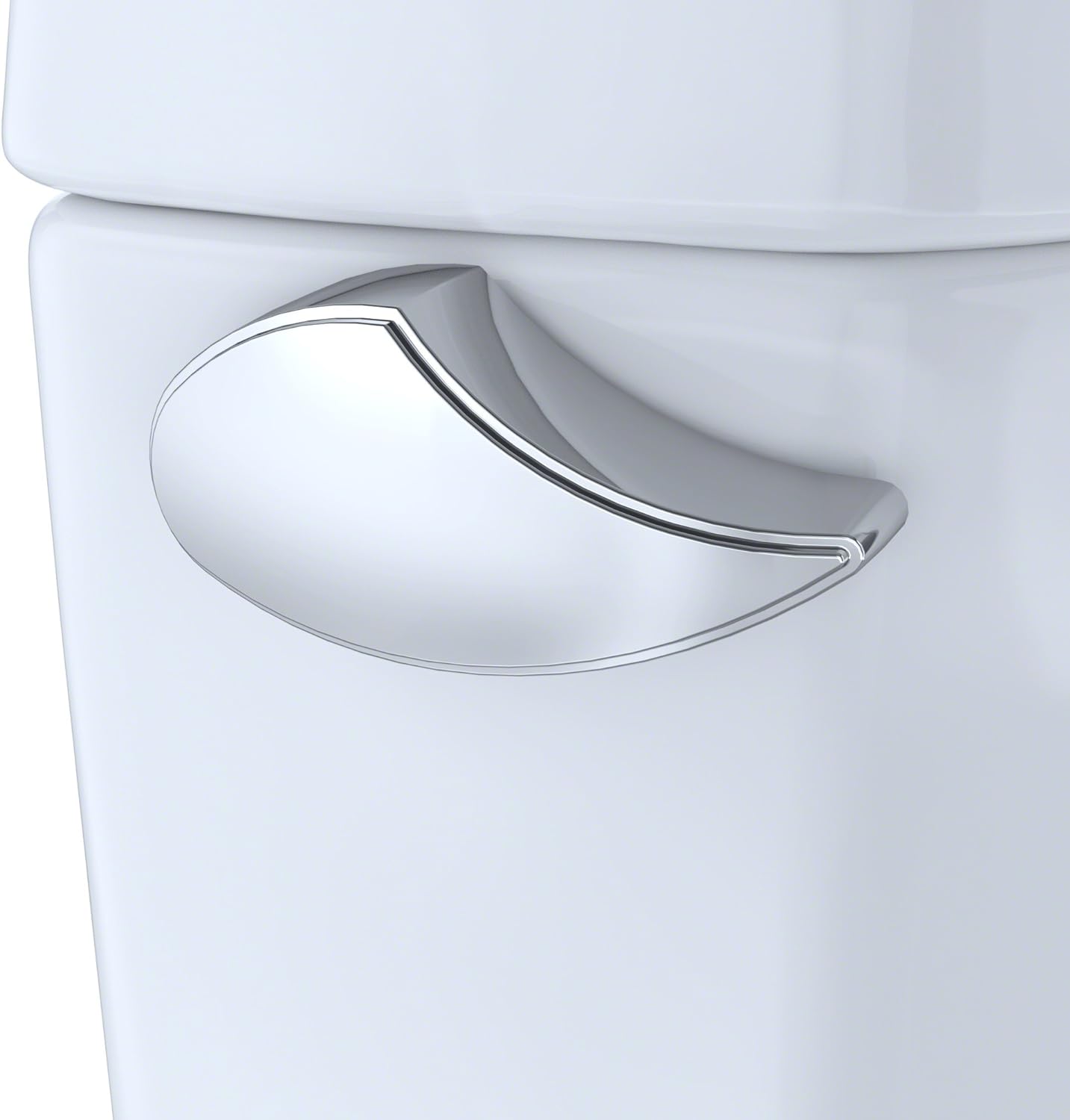 TOTO Drake Two-Piece Round 1.28 GPF Universal Height TORNADO FLUSH Toilet with CEFIONTECT, Cotton White - CST775CEFG#01