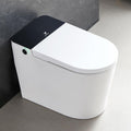 One Piece Toilet, Modern Bathroom Tankless Toilets Bowl, Updated PP Lids & Dual 1.0/1.28 GPF Foot Sensor Power Flush, 18 inch Comfort ADA Height Soft Closing Seat, 12' Rough-in, CEC Certified