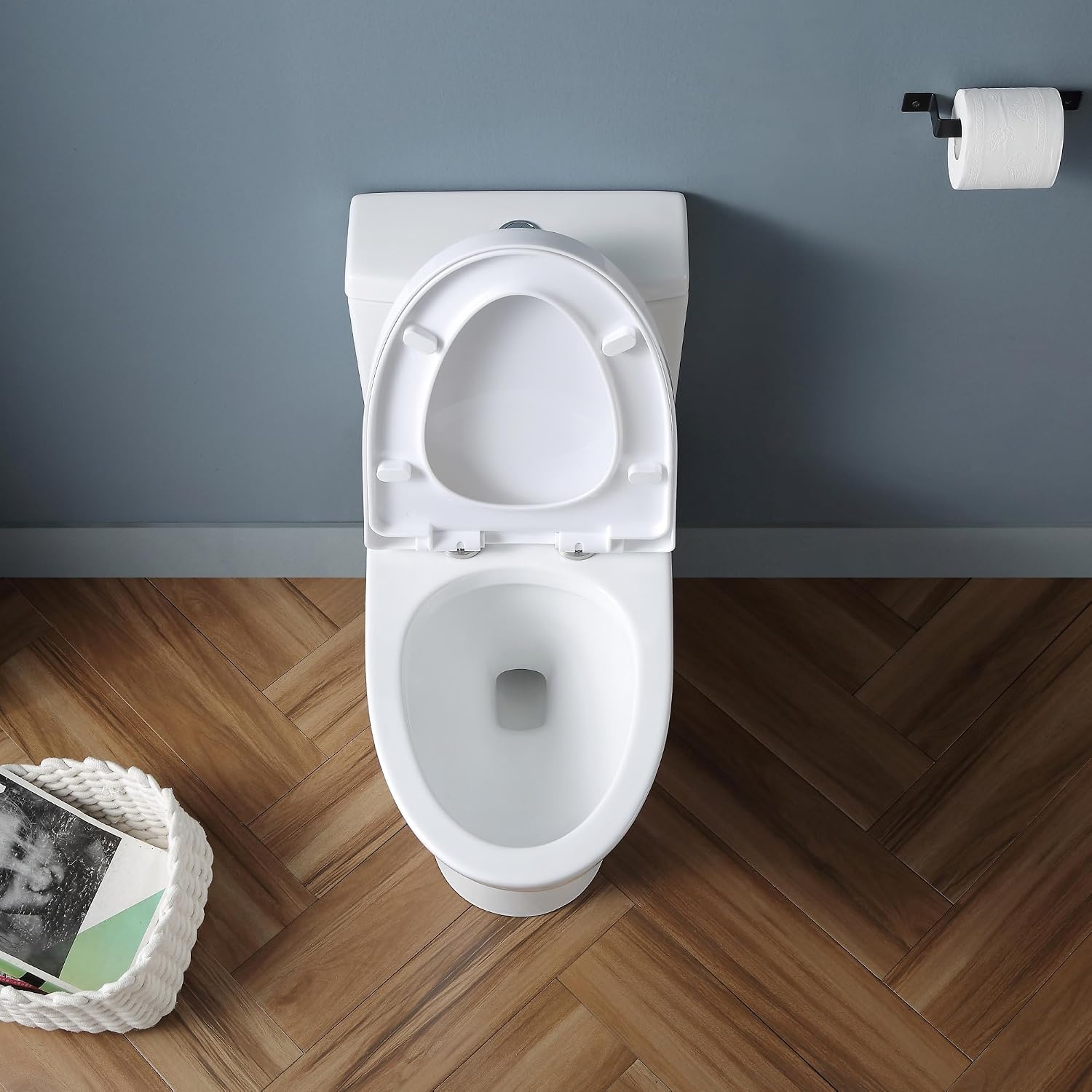OVE Decors Beverly Two-Pieces Elongated Toilet White 2-Piece Toilet White