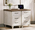 WAMPAT 2 Pack End Tables with Charging Station, Farmhouse Side Table with Drawer & Storage Cabinet, Antique White Nightstand with Power Outlets & USB Ports for Living Room, Bedroom