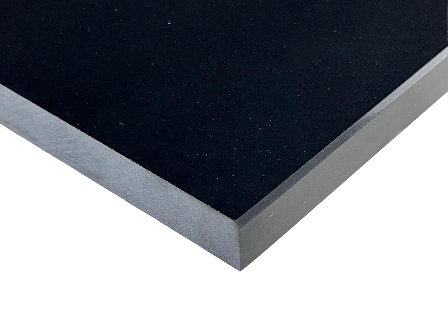 Super Black Engineered Marble Threshold for Shower Curb, Bathroom Vanity Backsplash, Window Sill, Door Transitions (5' x 60')