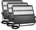 36000LM LED Stadium Flood Light Commercial 1500W Equivalent LED Arena Lighting Wall Mount Floodlights Outdoor 5500K 85-277V Waterproof 240W Shoebox Fixture for Court,Street,Yard 3 Pack