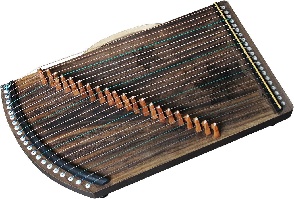 Mini Guzheng Finger Trainer with Complete Accessories Kit and Backpack, Ideal for Professionals, Adults, Beginners, and Children with 21 Strings