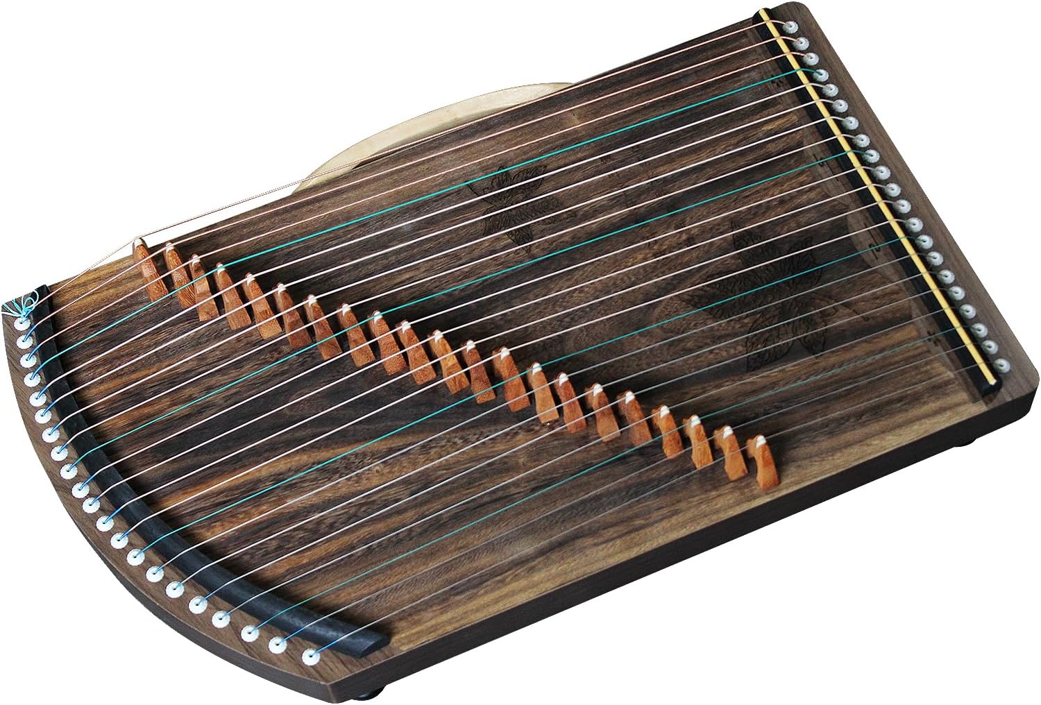 Mini Guzheng Finger Trainer with Complete Accessories Kit and Backpack, Ideal for Professionals, Adults, Beginners, and Children with 21 Strings