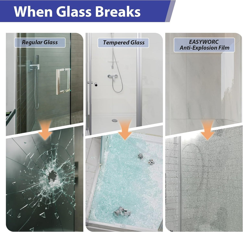 Frameless Pivot Shower Door 30'-32' W x 72' H, Swing Shower Glass Doors with Nano Explosion-Proof Film Tempered Glass 1/4'(6mm) Reversible Installtion, Brushed Nickel Finish