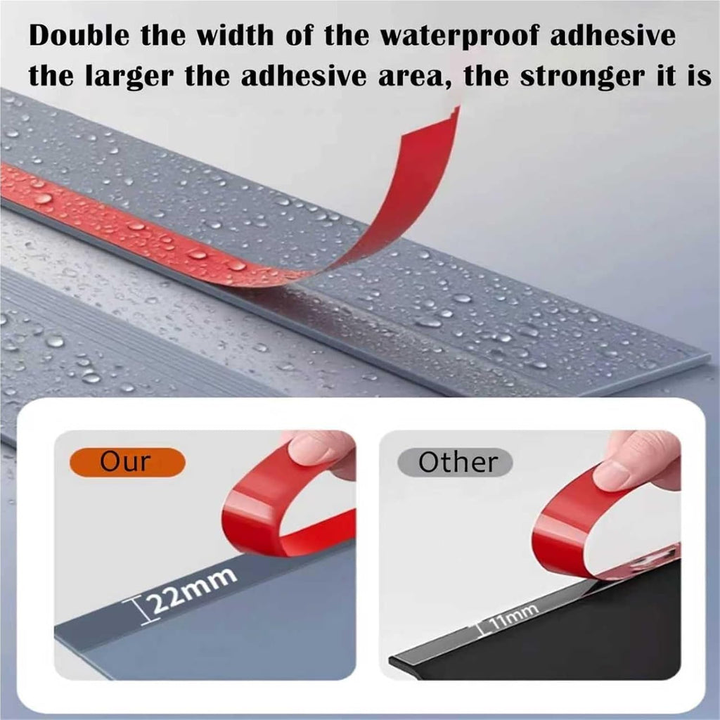 Black House Window Rain Guards Mount, 1 2 4 6 8 10 18 20 Pcs Outer Casement Rainy Guards for Sills Doors Stops, Self-Adhesive Window Rain rs Cuttable(6 pcs,Width 70mm)