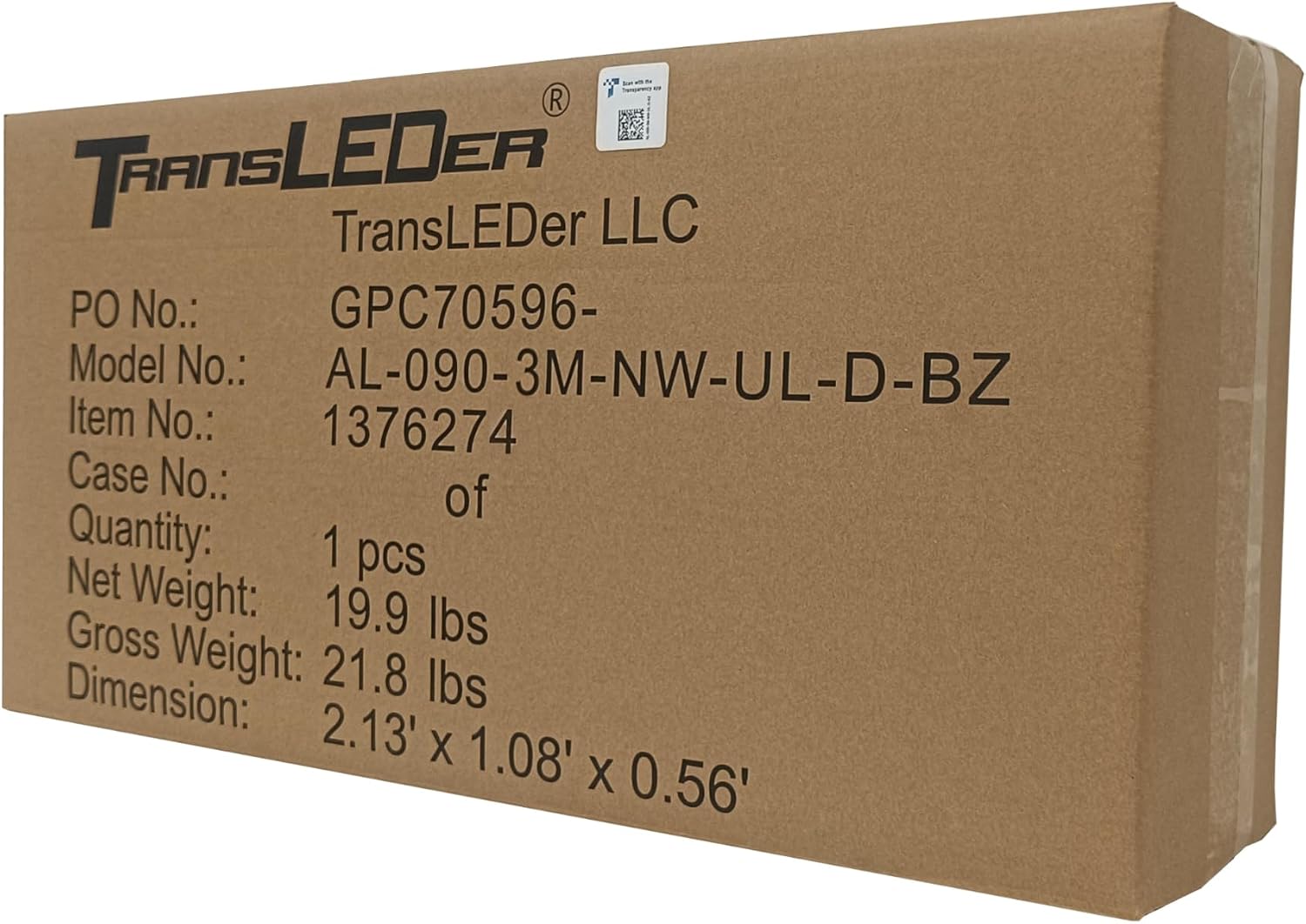 TransLEDer/90W LED Street Light/12000lm@4000K/Trusted Area Lighting Partner for U.S. Utilities