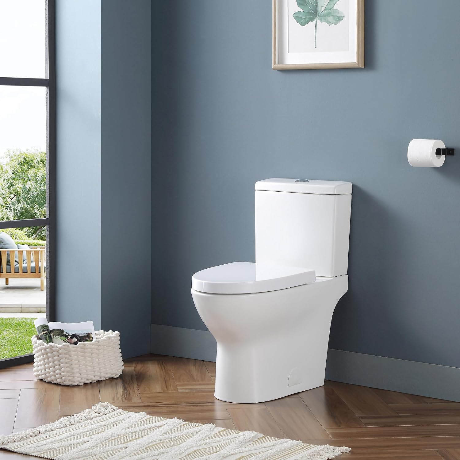 OVE Decors Beverly Two-Pieces Elongated Toilet White 2-Piece Toilet White