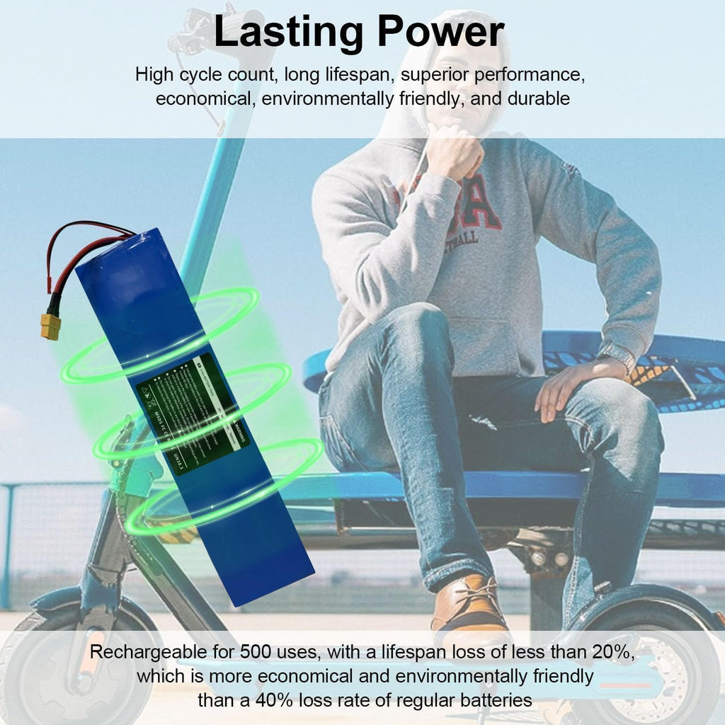 36V E Scooter Replacement Lithium Battery 280.8Wh, 7.8Ah Battery for Hover-1 Journey Folding Scooter Adult, Fit for 400W-750W Motor