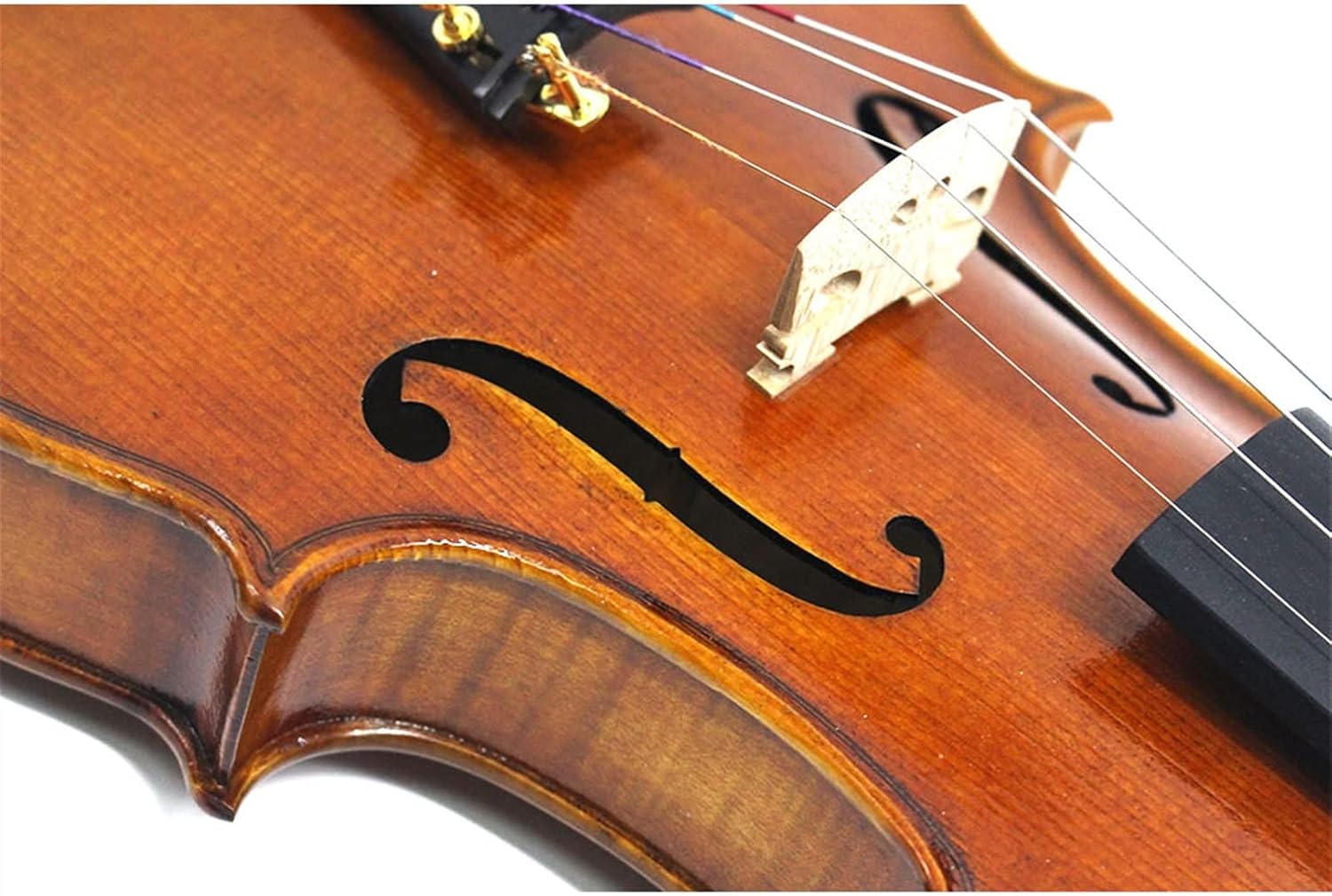 TSTS Beginner Adult Professional Handmade Pattern Solid Wood Violin Musical Instrument Adults Violins (Color : 1/4)