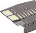 10 Pack 400W LED Parking Lot Light 60,000LM, Outdoor Street Area Lighting with Slipfitter Mount UL Listed Pole Lights 100-277V IP65 Waterproof 5000K LED Shoebox Commercial Lighting