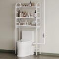 Macerating Skirted Toilet Combo with Storage Shelf, Upflush System for Basement/Bathroom, 1.28 GPF Dual Flush, White Elongated Toilet Bowl & Tank, Easy Install Up to 22 Ft Vertical/225 Ft Horizontal