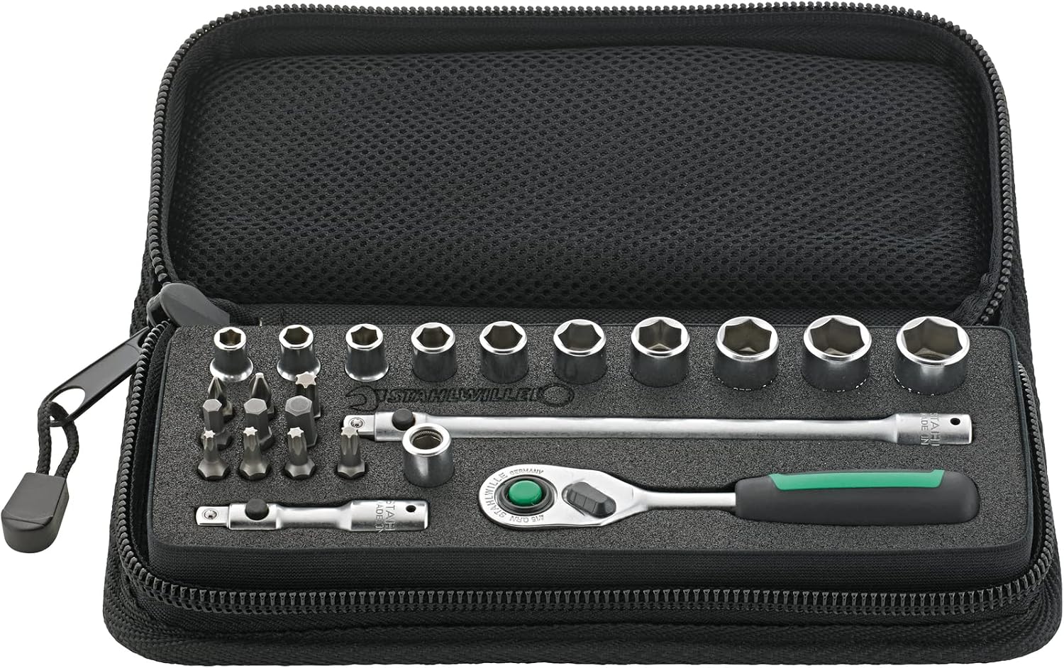 Stahlwille 40/20/4 SCI Socket set 1/4'