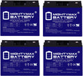 Mighty Max Battery 12V 18AH GEL Battery Replaces E-Wheel EW-36 Mobility Scooter - 4 Pack