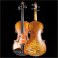 TSTS Handmade Matte Violin with Brazilian Bow Ebony Accessories Violin Musical Instrument Adults Violins (Color : 1/2)