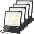 4 PCS LED Flood Lights ETL Listed, ADUB 300W 42000 LM 5000K LED Stadium Light, IP65 LED Pole Lights Outdoor Security floodlight, Commercial Street Area Lighting for Parking Lot Yard Arena, AC 100~277V