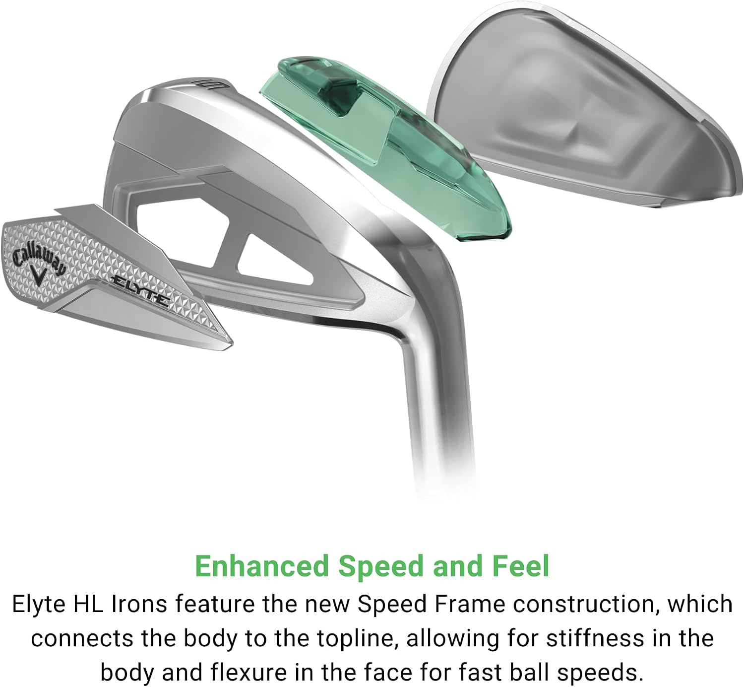 Callaway Golf Elyte HL Individual Irons(Left,Eldio 40,Ladies,Approach Wedge)