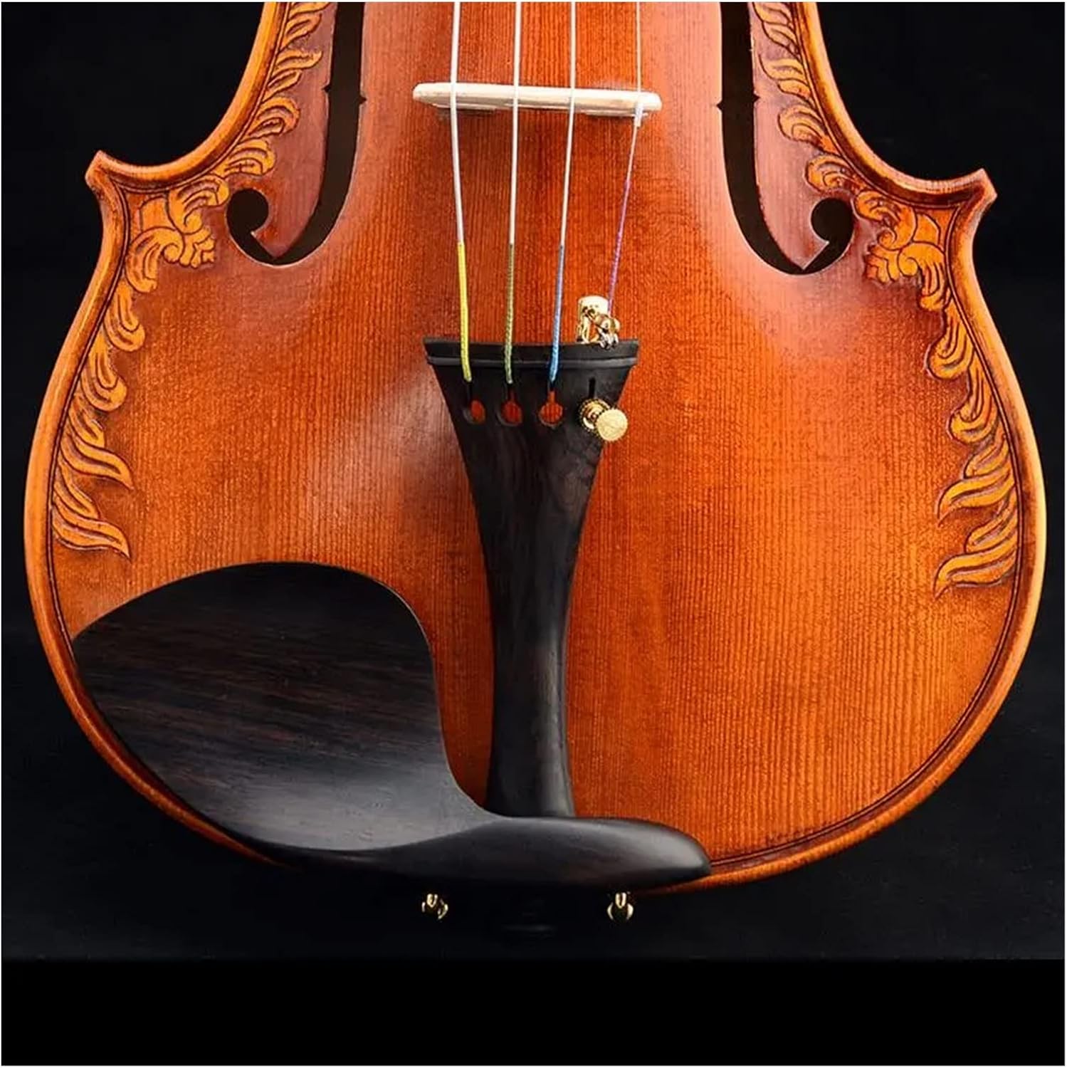 TSTS Handcarved Violin Professional Beginner Children's Performance Type Handmade Violin Musical Instrument Adults Violins (Color : 3/4)