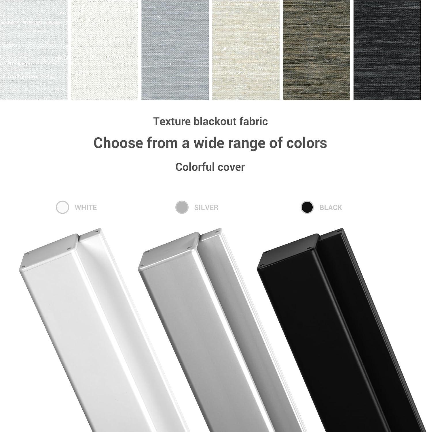 Cordless Zebra Blinds for Windows Custom Size 95% Blackout Roller Shades Texture Fabrics Privacy Protection,Light Control,for Home,Office and Door, Black, 64-65' W x 37-48' H