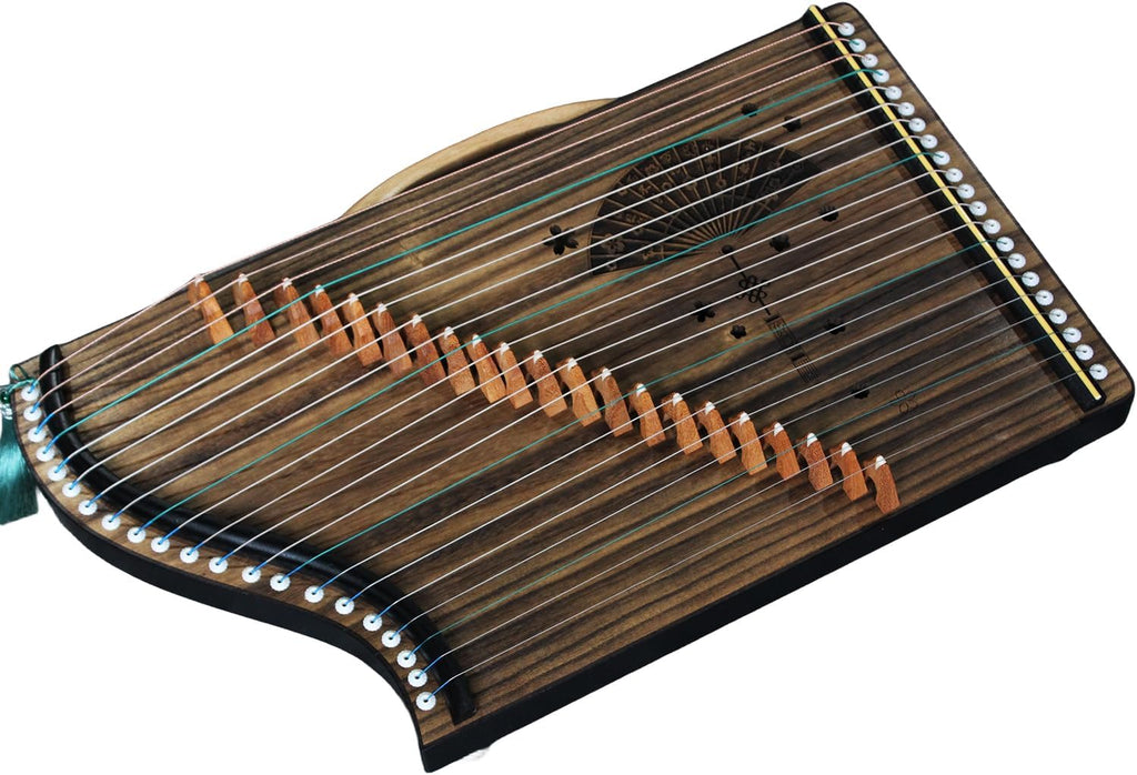 Mini Guzheng Finger Trainer with Complete Accessories Kit and Backpack, Ideal for Professionals, Adults, Beginners, and Children with 21 Strings