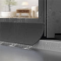 Black House Window Rain Guards Mount, 1 2 4 6 8 10 18 20 Pcs Outer Casement Rainy Guards for Sills Doors Stops, Self-Adhesive Window Rain rs Cuttable(6 pcs,Width 90mm)