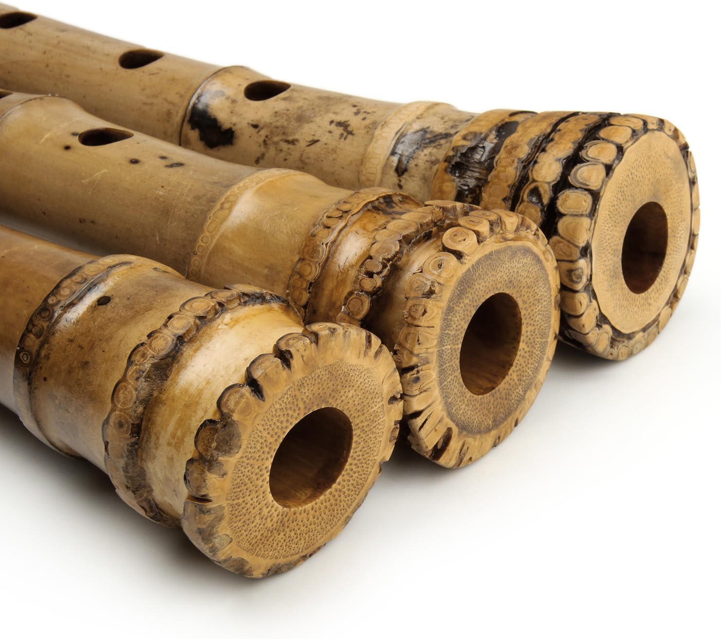 Traditional Musical Instrument D Key 5 Holes Japan Style Shakuhachi D/E Key Musical Instruments Bamboo Flute With Root Woodwind Instrument (1.6 E Key)