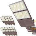 480V LED Parking Lot Light 320W/240W/200W 5000K with Photocell, ETL Listed Commercial Outdoor Floodlights, IP65 Waterproof for Street Roadway Security Area AC277-480V, 10 Pack
